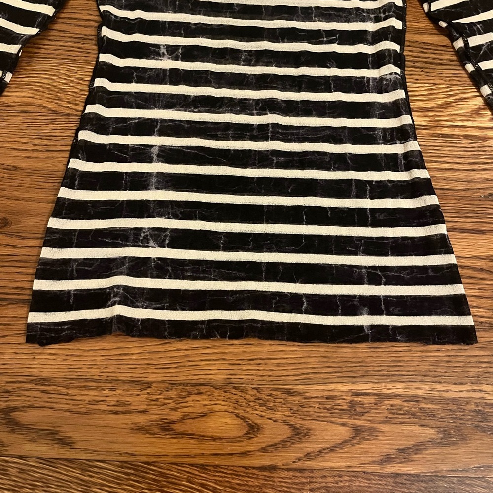 Vintage Jean Paul Gaultier Striped Mesh Top - Picture 4 of 6